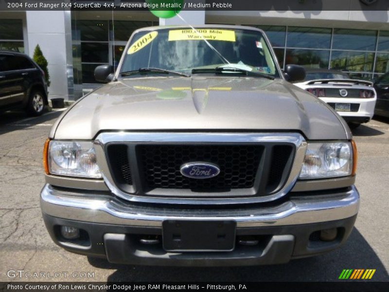 Arizona Beige Metallic / Medium Pebble 2004 Ford Ranger FX4 SuperCab 4x4