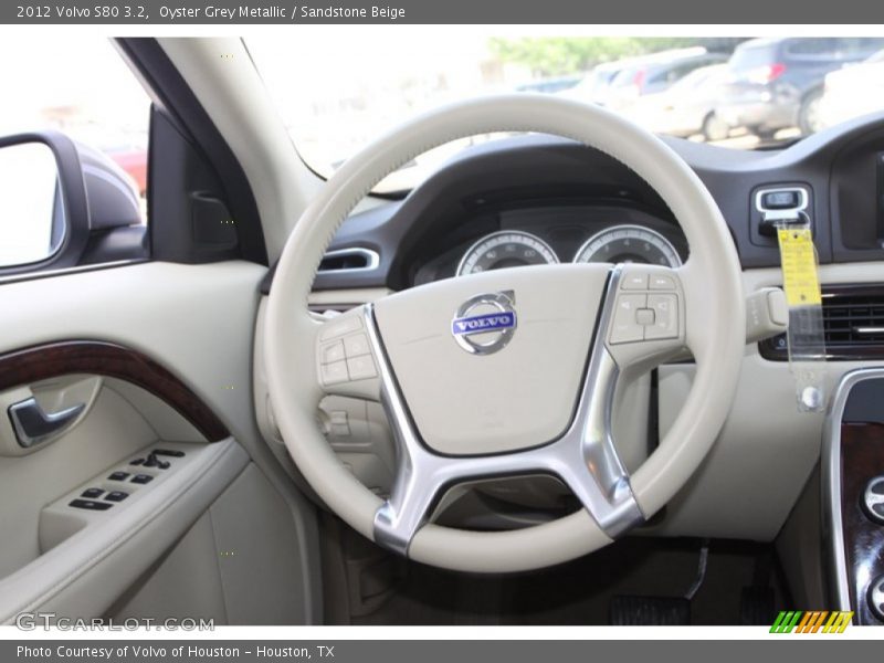 Oyster Grey Metallic / Sandstone Beige 2012 Volvo S80 3.2