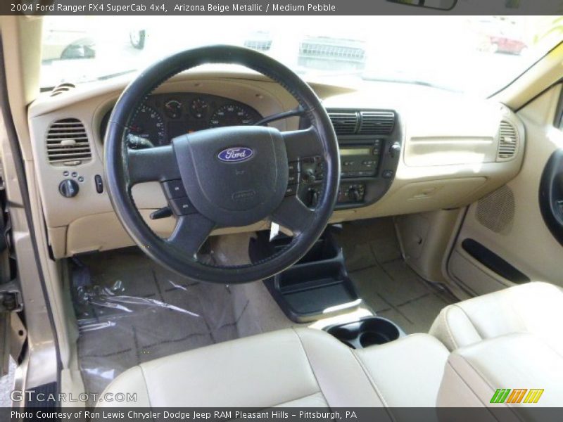 Arizona Beige Metallic / Medium Pebble 2004 Ford Ranger FX4 SuperCab 4x4