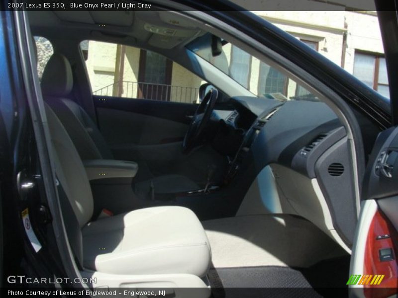 Blue Onyx Pearl / Light Gray 2007 Lexus ES 350