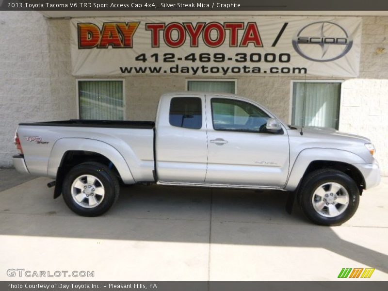 Silver Streak Mica / Graphite 2013 Toyota Tacoma V6 TRD Sport Access Cab 4x4