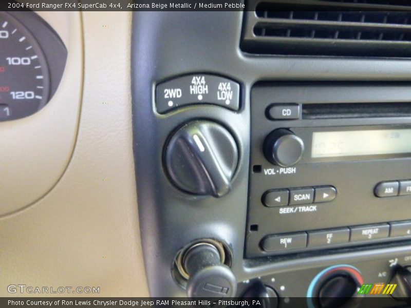 Arizona Beige Metallic / Medium Pebble 2004 Ford Ranger FX4 SuperCab 4x4