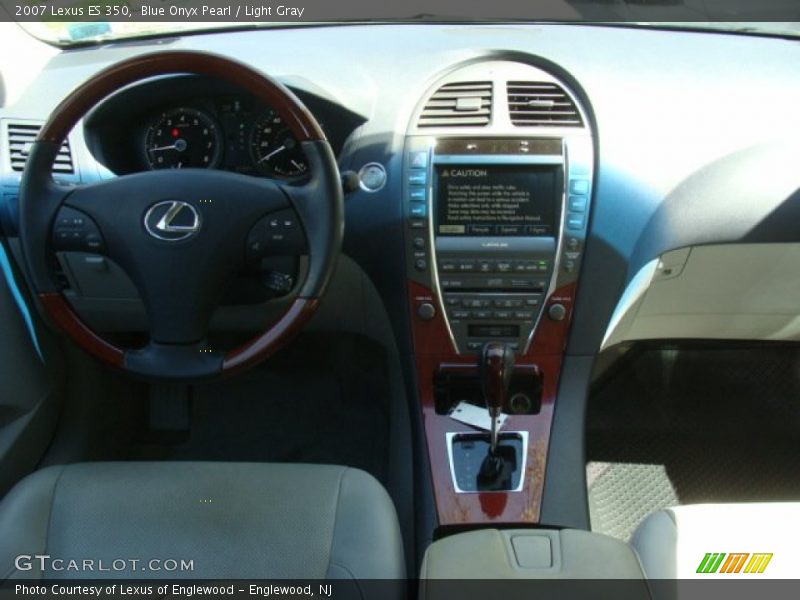 Blue Onyx Pearl / Light Gray 2007 Lexus ES 350