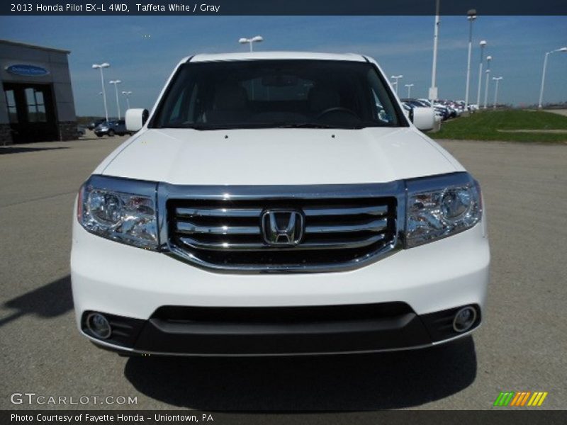 Taffeta White / Gray 2013 Honda Pilot EX-L 4WD