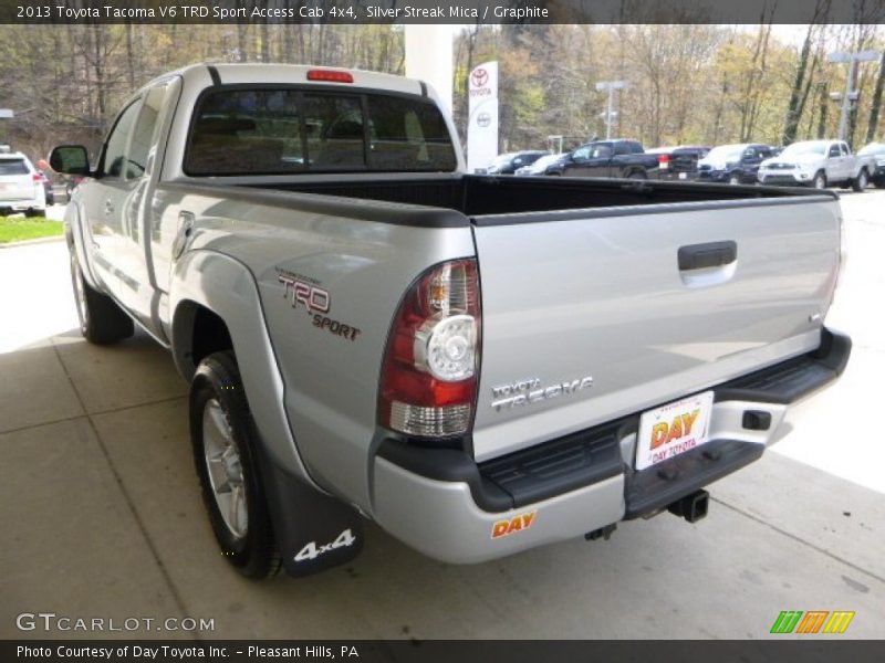 Silver Streak Mica / Graphite 2013 Toyota Tacoma V6 TRD Sport Access Cab 4x4