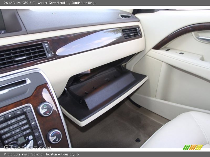 Oyster Grey Metallic / Sandstone Beige 2012 Volvo S80 3.2