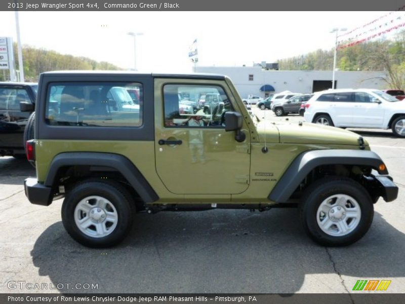 Commando Green / Black 2013 Jeep Wrangler Sport 4x4
