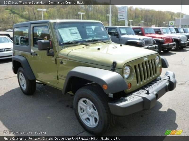Commando Green / Black 2013 Jeep Wrangler Sport 4x4