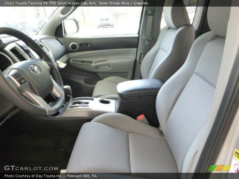Silver Streak Mica / Graphite 2013 Toyota Tacoma V6 TRD Sport Access Cab 4x4