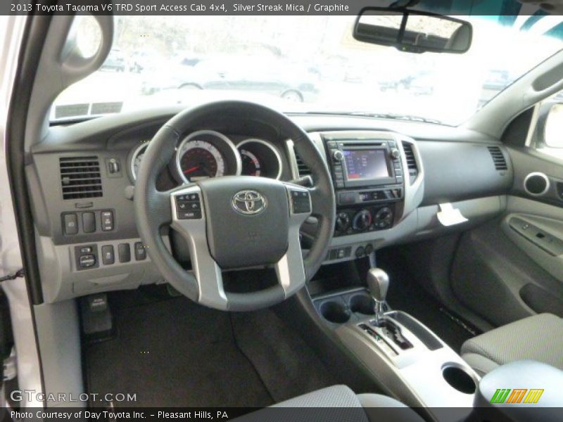 Silver Streak Mica / Graphite 2013 Toyota Tacoma V6 TRD Sport Access Cab 4x4