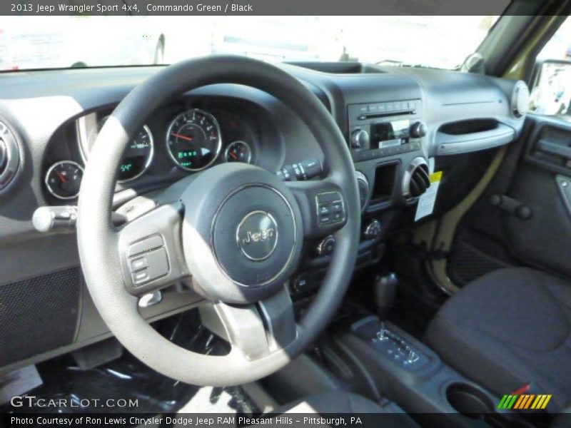 Commando Green / Black 2013 Jeep Wrangler Sport 4x4