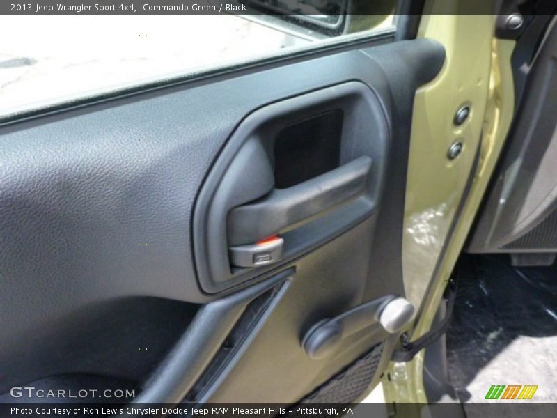 Commando Green / Black 2013 Jeep Wrangler Sport 4x4