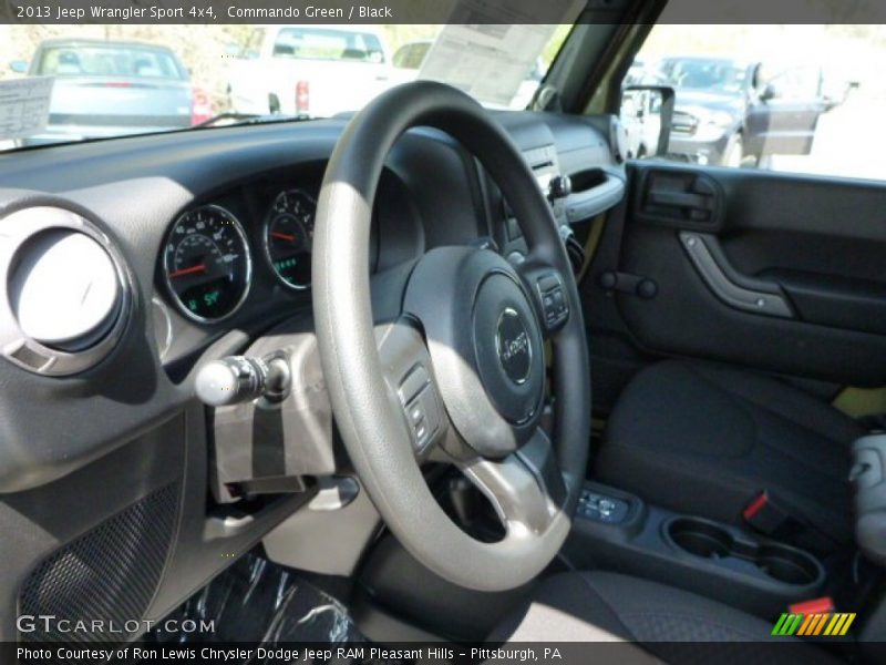 Commando Green / Black 2013 Jeep Wrangler Sport 4x4