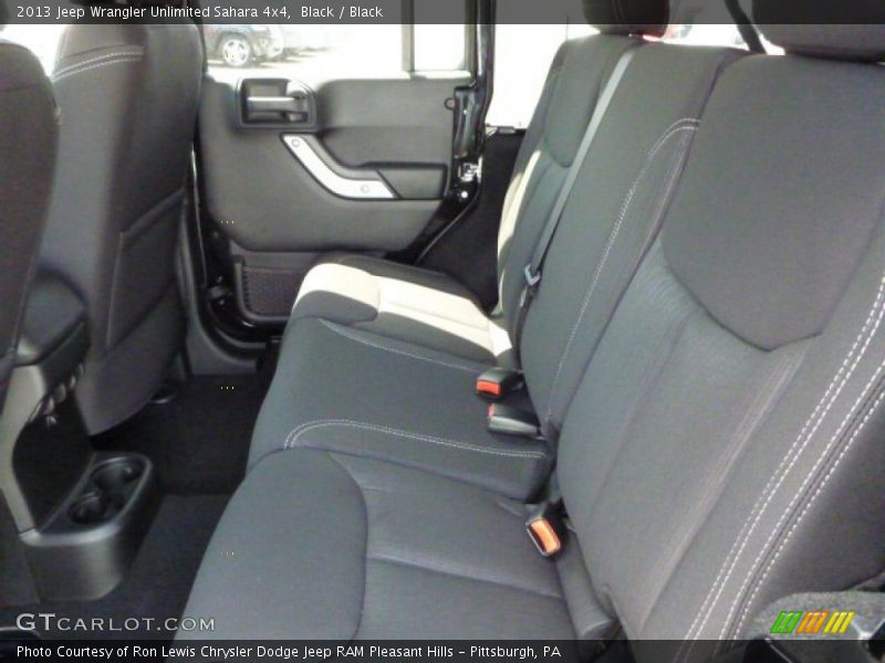 Black / Black 2013 Jeep Wrangler Unlimited Sahara 4x4