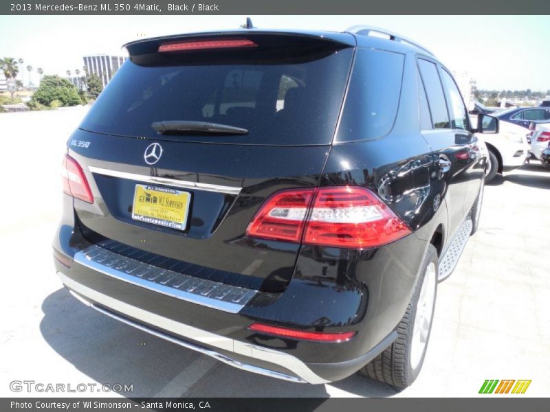 Black / Black 2013 Mercedes-Benz ML 350 4Matic