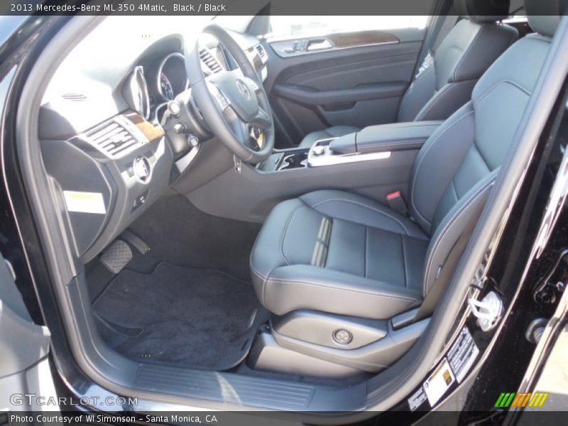 Black / Black 2013 Mercedes-Benz ML 350 4Matic