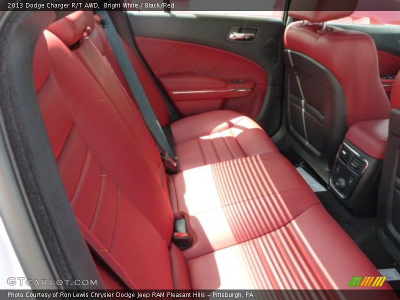 Rear Seat of 2013 Charger R/T AWD