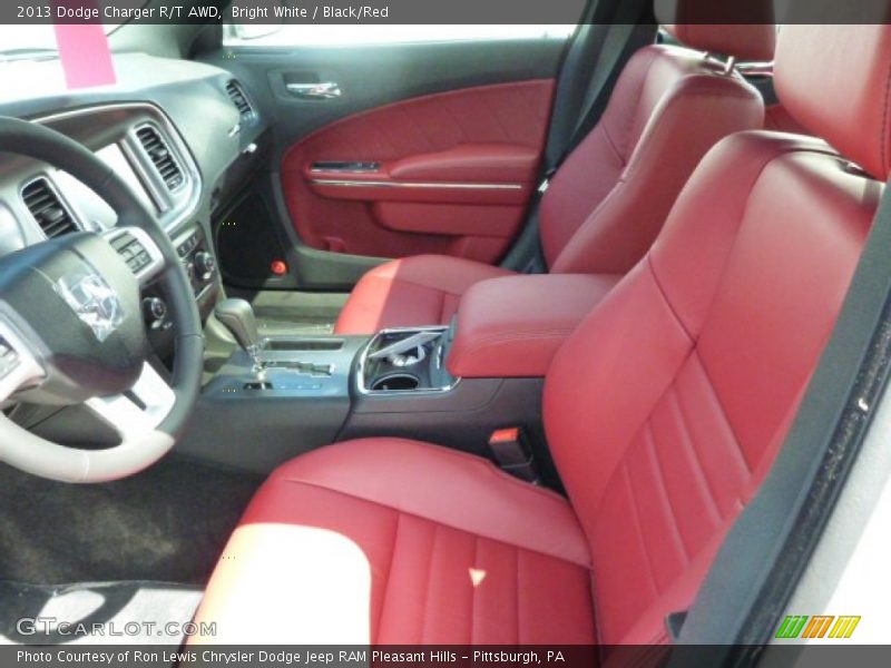  2013 Charger R/T AWD Black/Red Interior