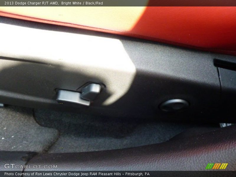 Bright White / Black/Red 2013 Dodge Charger R/T AWD