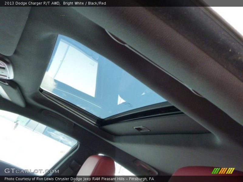 Sunroof of 2013 Charger R/T AWD