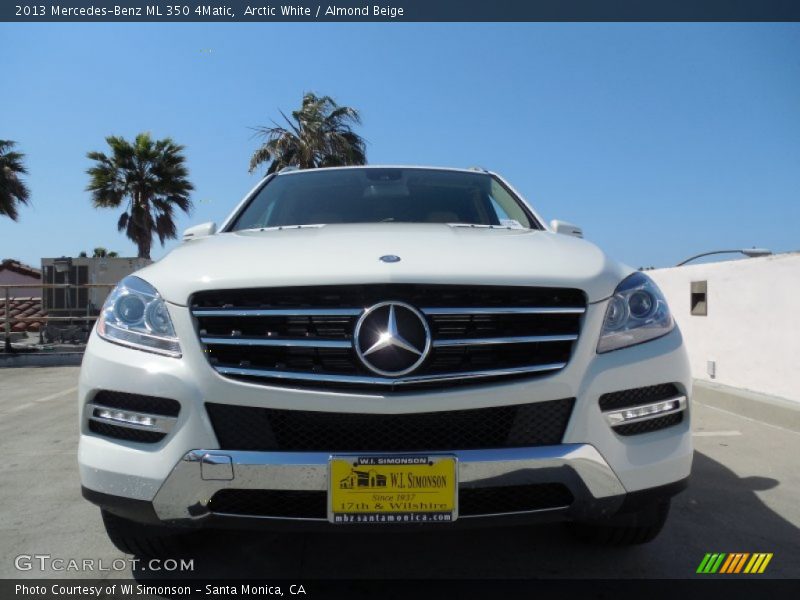 Arctic White / Almond Beige 2013 Mercedes-Benz ML 350 4Matic