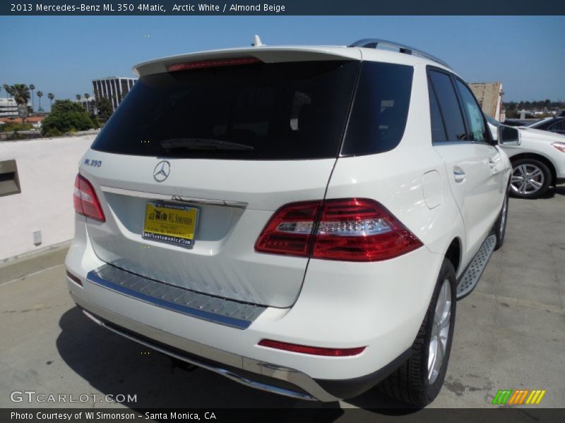 Arctic White / Almond Beige 2013 Mercedes-Benz ML 350 4Matic