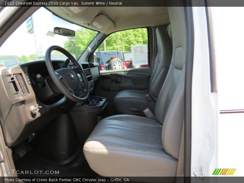 Summit White / Neutral 2013 Chevrolet Express 2500 Cargo Van