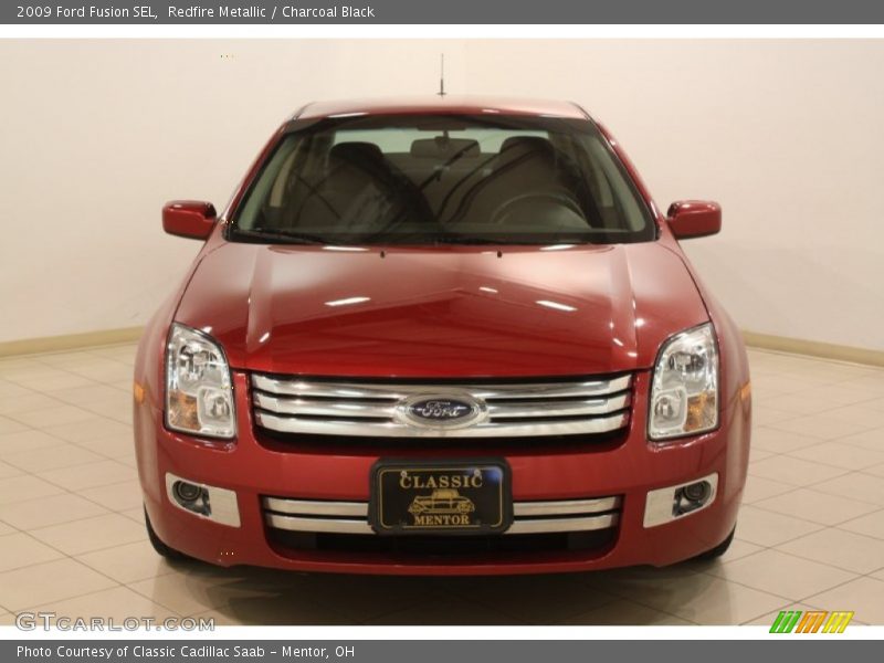 Redfire Metallic / Charcoal Black 2009 Ford Fusion SEL