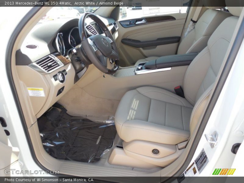 Arctic White / Almond Beige 2013 Mercedes-Benz ML 350 4Matic