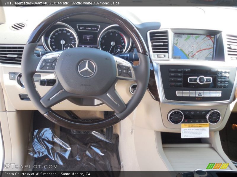 Arctic White / Almond Beige 2013 Mercedes-Benz ML 350 4Matic