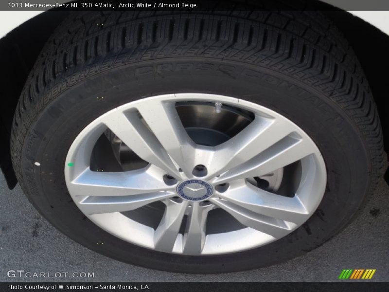 Arctic White / Almond Beige 2013 Mercedes-Benz ML 350 4Matic