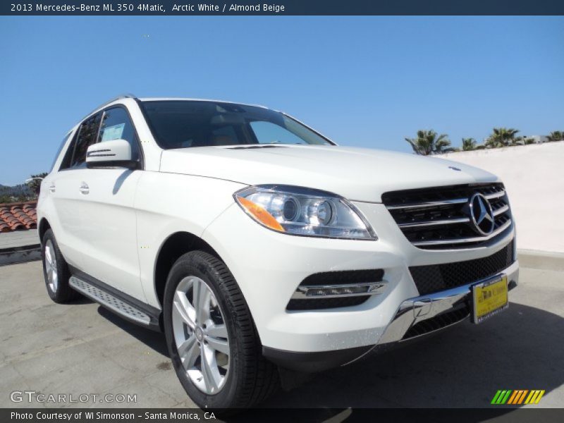 Arctic White / Almond Beige 2013 Mercedes-Benz ML 350 4Matic