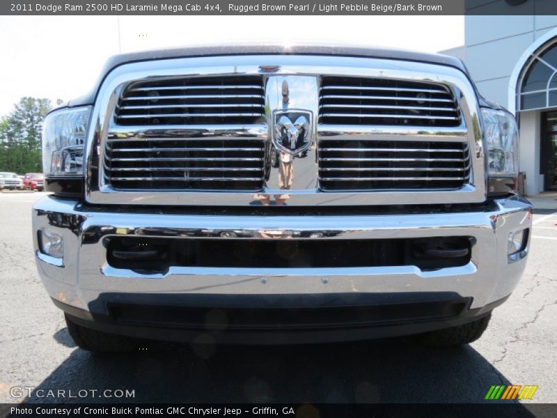 Rugged Brown Pearl / Light Pebble Beige/Bark Brown 2011 Dodge Ram 2500 HD Laramie Mega Cab 4x4