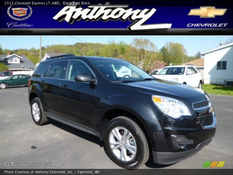 Black / Jet Black 2013 Chevrolet Equinox LT AWD