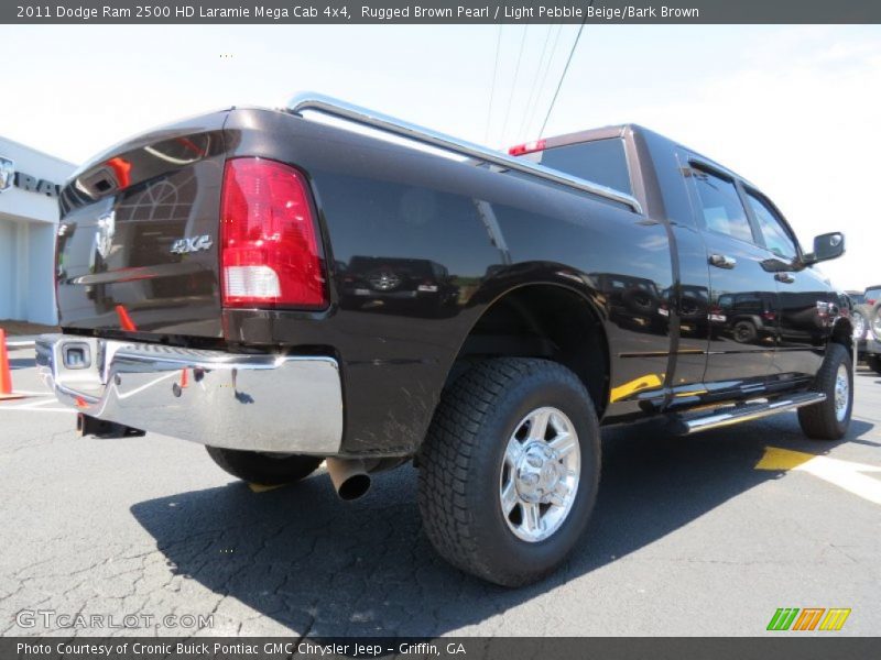 Rugged Brown Pearl / Light Pebble Beige/Bark Brown 2011 Dodge Ram 2500 HD Laramie Mega Cab 4x4