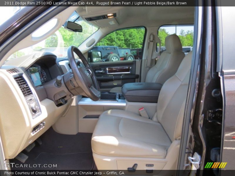 Rugged Brown Pearl / Light Pebble Beige/Bark Brown 2011 Dodge Ram 2500 HD Laramie Mega Cab 4x4