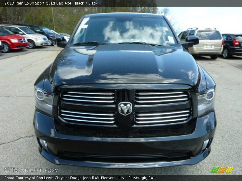 Black / Black 2013 Ram 1500 Sport Quad Cab 4x4