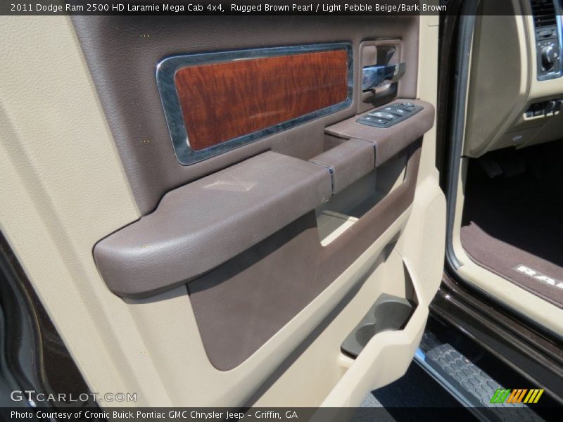 Rugged Brown Pearl / Light Pebble Beige/Bark Brown 2011 Dodge Ram 2500 HD Laramie Mega Cab 4x4