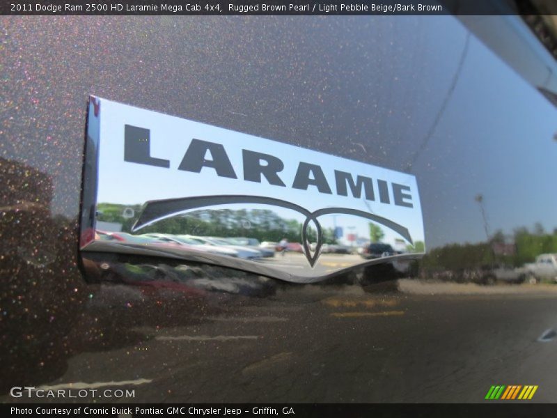 Rugged Brown Pearl / Light Pebble Beige/Bark Brown 2011 Dodge Ram 2500 HD Laramie Mega Cab 4x4