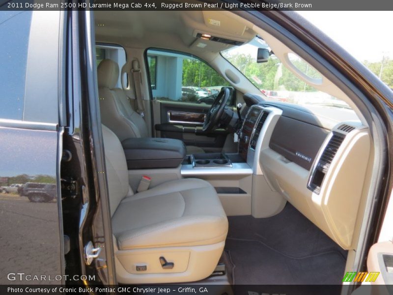 Rugged Brown Pearl / Light Pebble Beige/Bark Brown 2011 Dodge Ram 2500 HD Laramie Mega Cab 4x4