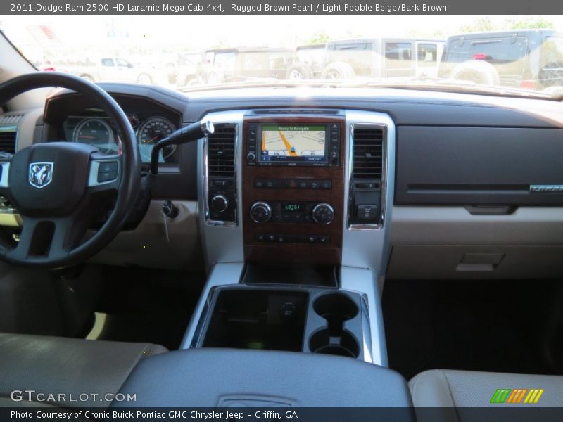 Rugged Brown Pearl / Light Pebble Beige/Bark Brown 2011 Dodge Ram 2500 HD Laramie Mega Cab 4x4
