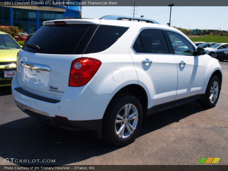 Summit White / Light Titanium/Jet Black 2011 Chevrolet Equinox LT