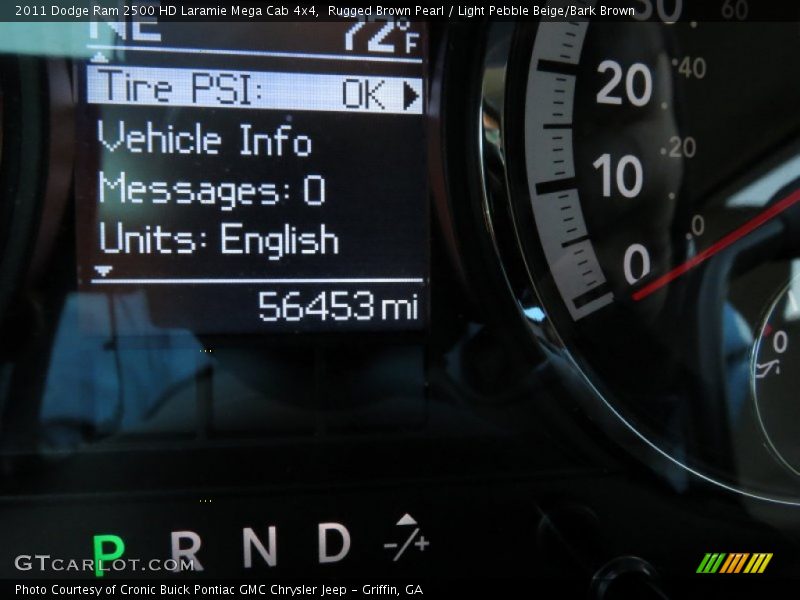 Rugged Brown Pearl / Light Pebble Beige/Bark Brown 2011 Dodge Ram 2500 HD Laramie Mega Cab 4x4
