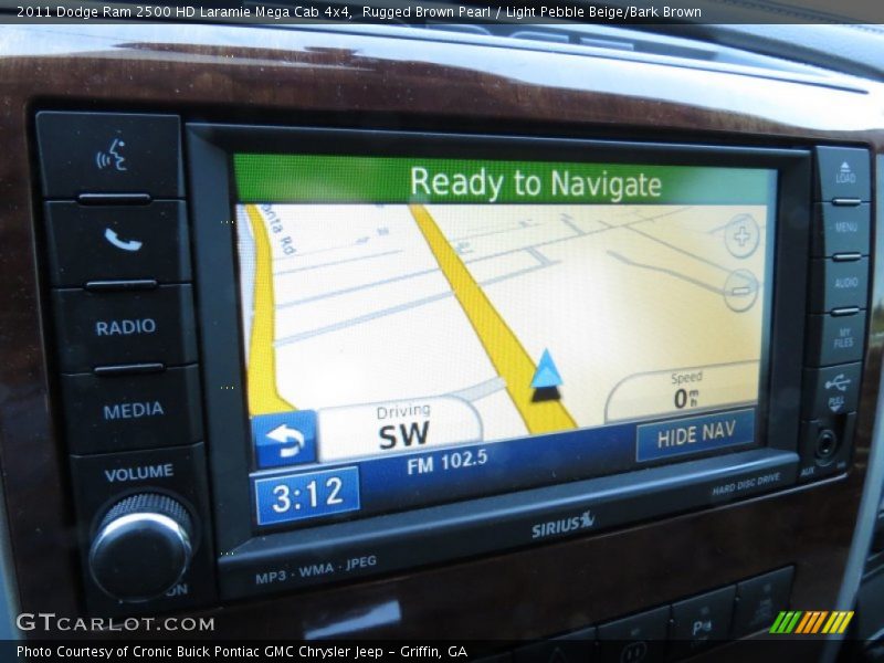 Rugged Brown Pearl / Light Pebble Beige/Bark Brown 2011 Dodge Ram 2500 HD Laramie Mega Cab 4x4