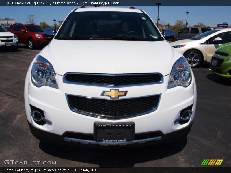 Summit White / Light Titanium/Jet Black 2011 Chevrolet Equinox LT
