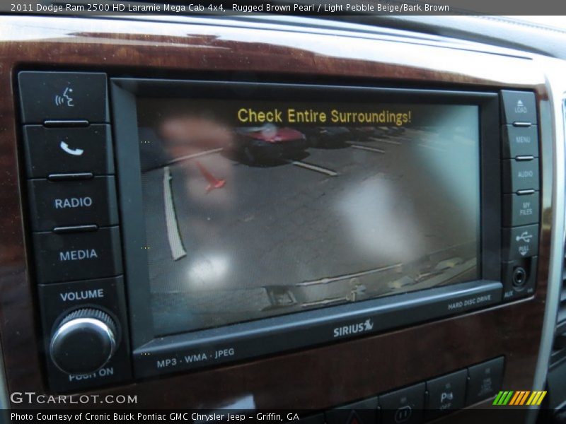 Rugged Brown Pearl / Light Pebble Beige/Bark Brown 2011 Dodge Ram 2500 HD Laramie Mega Cab 4x4
