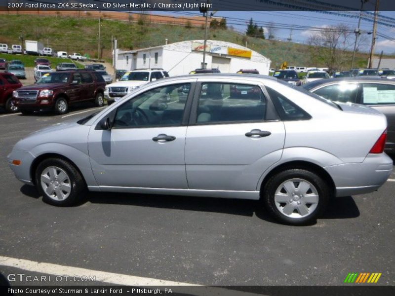 CD Silver Metallic / Charcoal/Light Flint 2007 Ford Focus ZX4 SE Sedan