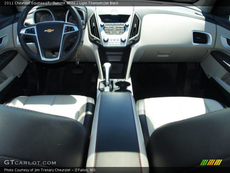 Summit White / Light Titanium/Jet Black 2011 Chevrolet Equinox LT