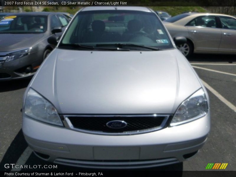 CD Silver Metallic / Charcoal/Light Flint 2007 Ford Focus ZX4 SE Sedan