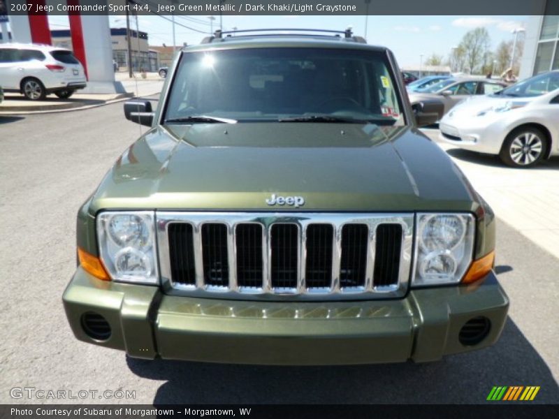 Jeep Green Metallic / Dark Khaki/Light Graystone 2007 Jeep Commander Sport 4x4
